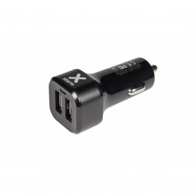 Chargeur Auto 2 USB 12V 2.4A NOIR - XTORM