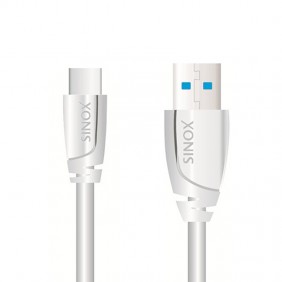 USB 3.0 Type C (m) -  USB A (m) 1.00 m blanc
