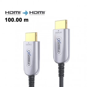 Câble HDMI / Fibre optique - 2.0 4K60 UHD - 100,00m