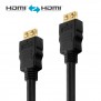Câble HDMI - 2.0 4K60Hz UHD - Secure Lock System - Noir - 0.50m - Bag