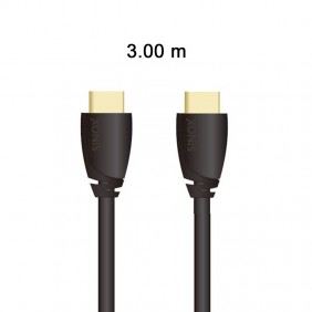 Câble HDMI - 2.0 4K60 Hz UHD - Noir - 3.00 m