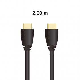 Câble HDMI - 2.0 4K60 Hz UHD - Noir - 2.00 m