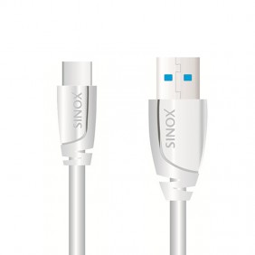 USB 3.0 Type C (m) -  USB A (m) 2.00 m blanc