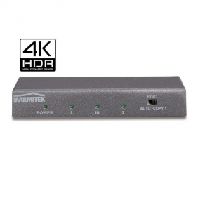 Splitter HDMI 1 vers 2 - 4K UHD HDR HDMI 2.0